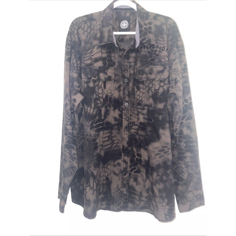 Affliction Men's 3XL Button Up Long Sleeve Shirt Top Casual Dressy Party
